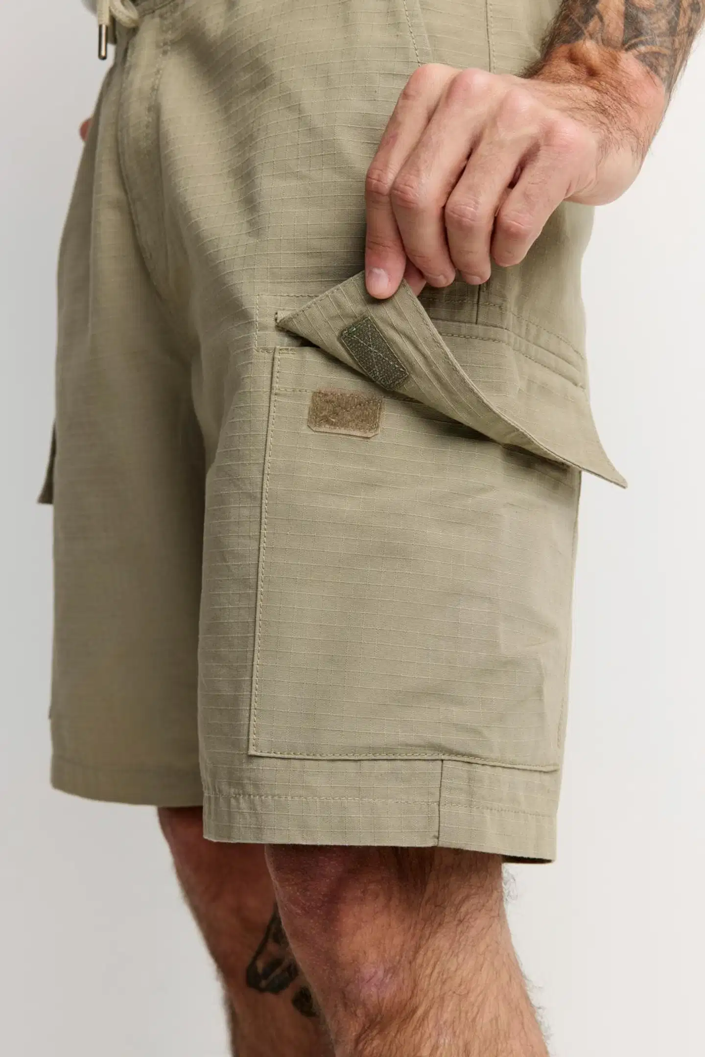 Finlayson miesten cargoshortsit ripstop - Green - 4