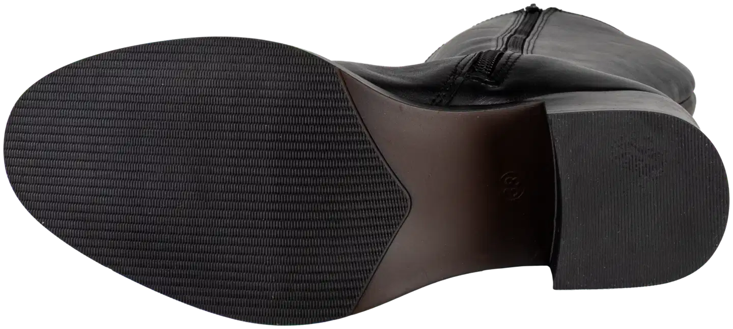 House naisten korolliset nahkasaappaat Amelia - Black - 5