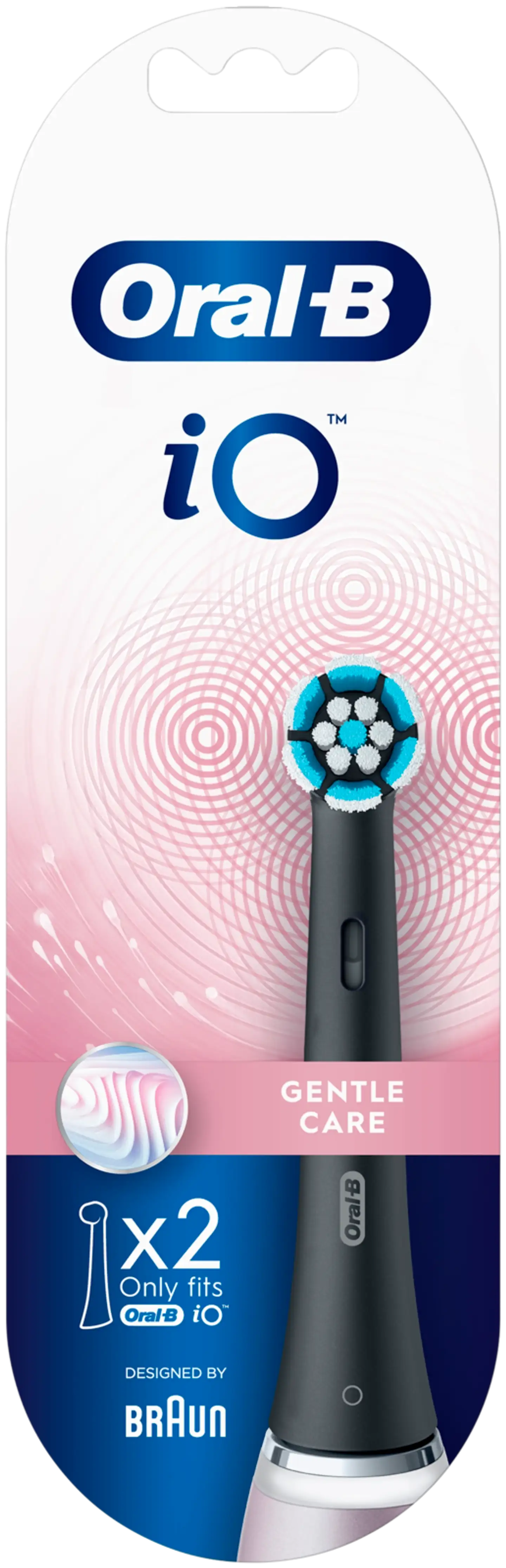 Oral-B iO Gentle Care Black vaihtoharja 2kpl