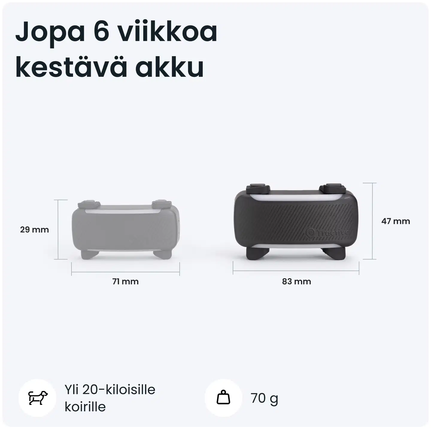 Tractive DOG 6 XL GPS -koiranpanta - 6