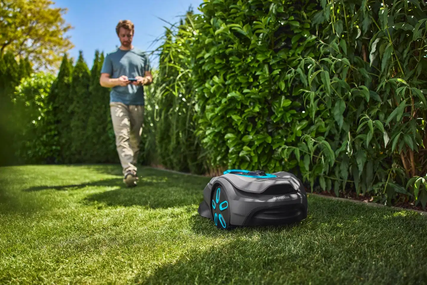GARDENA robottiruohonleikkuri smart SILENO sense 600, rajalangaton - 12