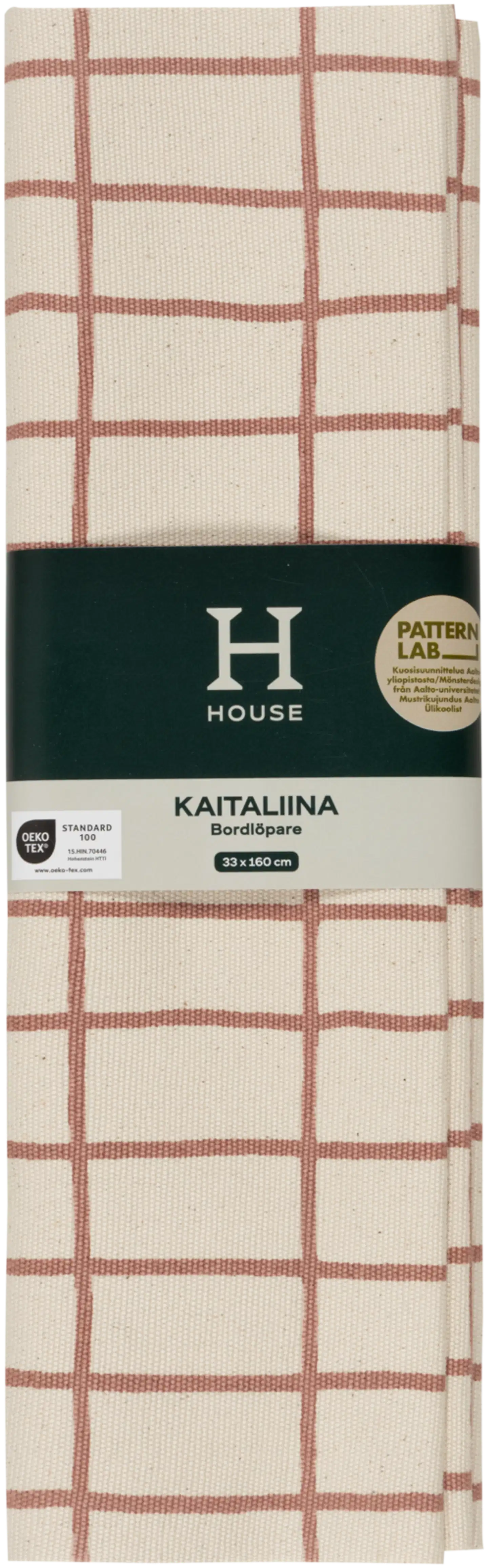 House kaitaliina Elonkorjuu 33 x 160 cm ruskea PatternLab - 2