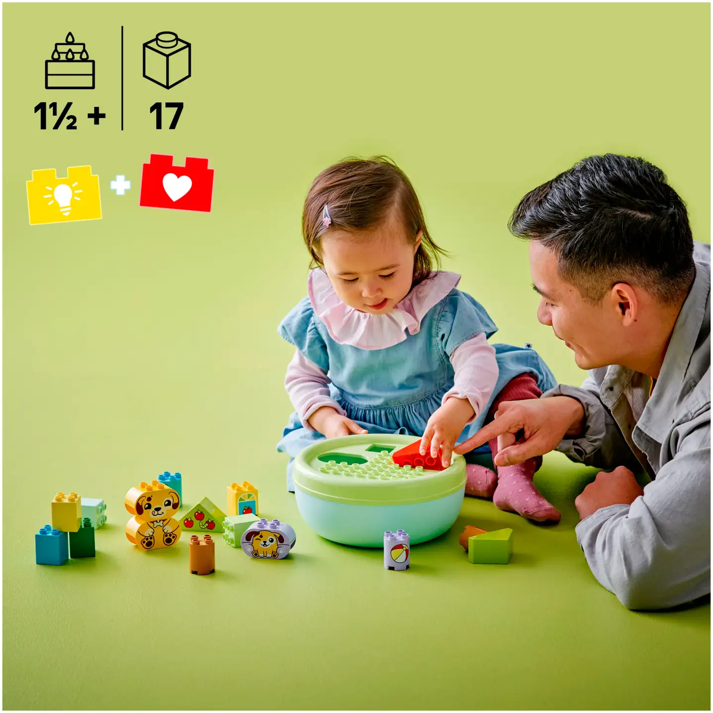 LEGO® DUPLO My First 10441 Opetellaan muotoja: Koiranpentujen talo - 8