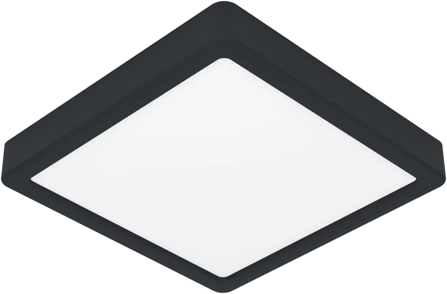 EGLO kattovalaisin Fueva 6 LED 10,5W CCT 22x22 cm musta - 1