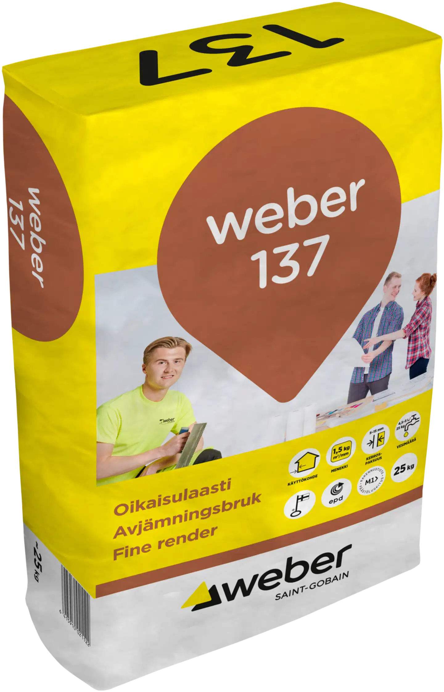Weber vetonit 137 Oikaisulaasti 25 kg