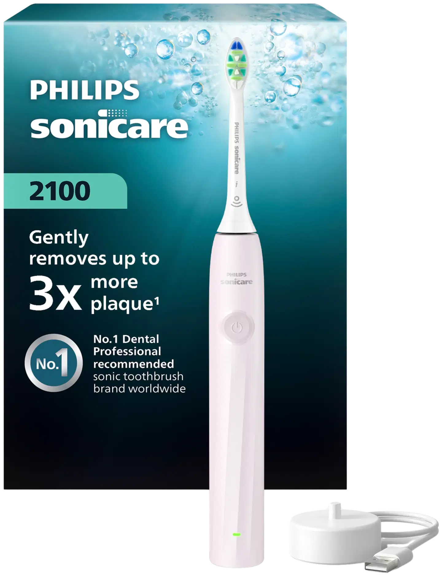 Philips Sonicare Sähköhammasharja 2100 HX4021/03 Pinkki - 1