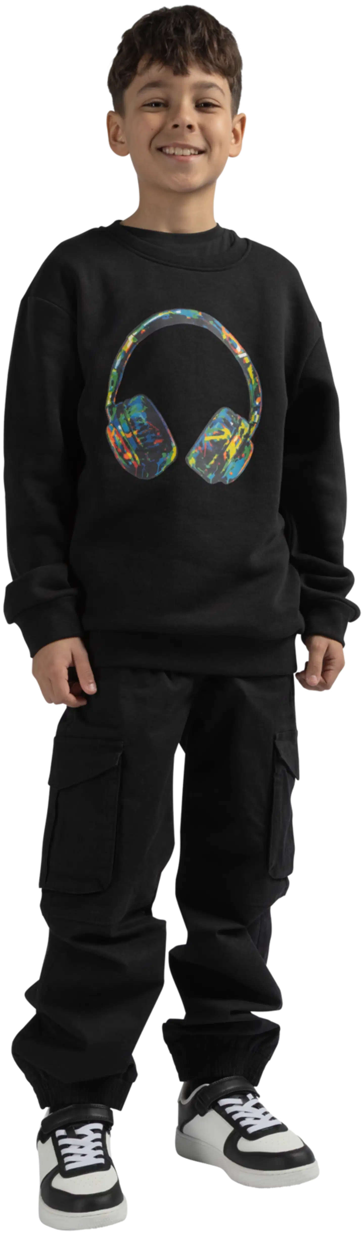 House lasten cargohousut 23PH292612 - Black - 4