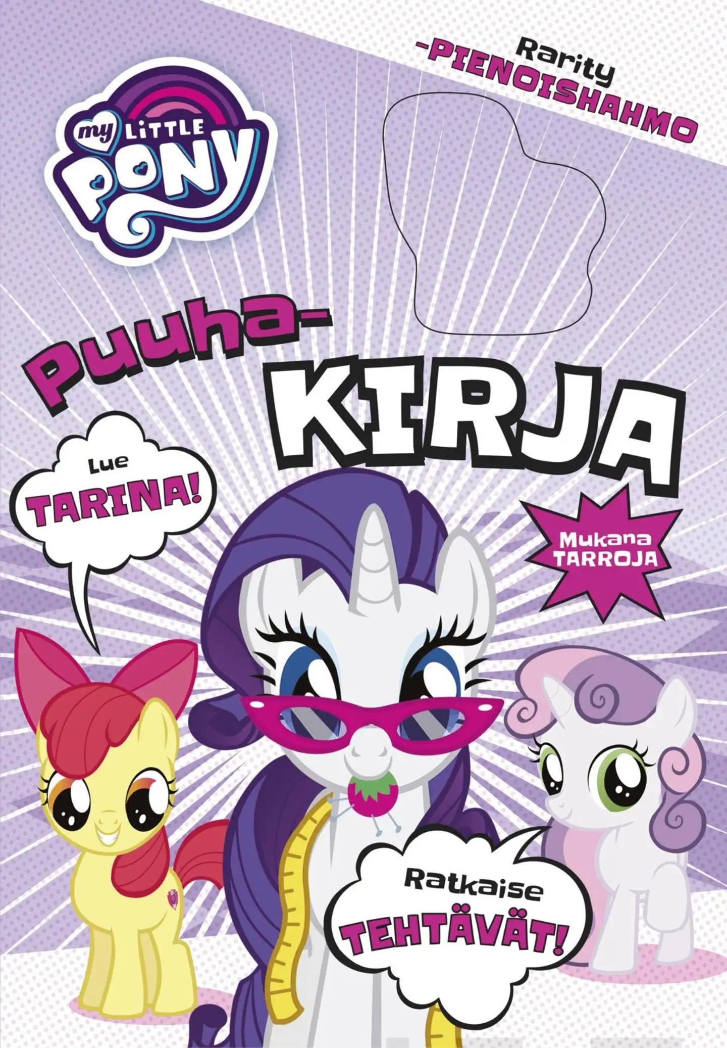 My Little Pony - puuhakirja lelulla