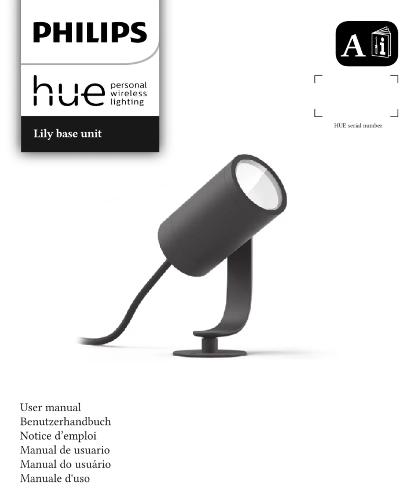 Philips Hue Lily -kohdevalaisin kolmella spotilla 8W 2000-6500K 590LM musta säädettävä - 2
