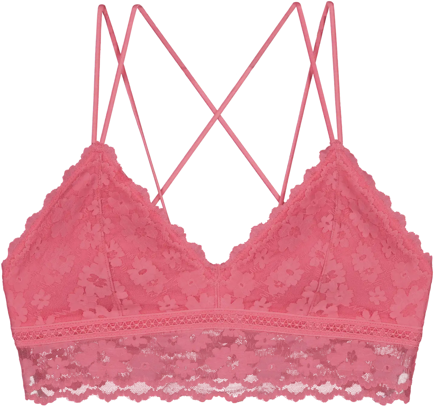 WKLY. naisten pitsibralette 211W082627 - Pink carnation - 1