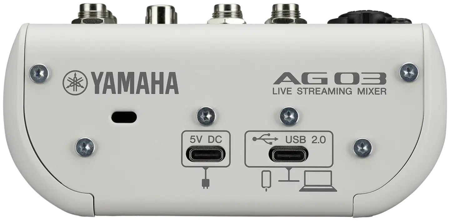 Yamaha livestriimausmikseri AG03mk2W - 3