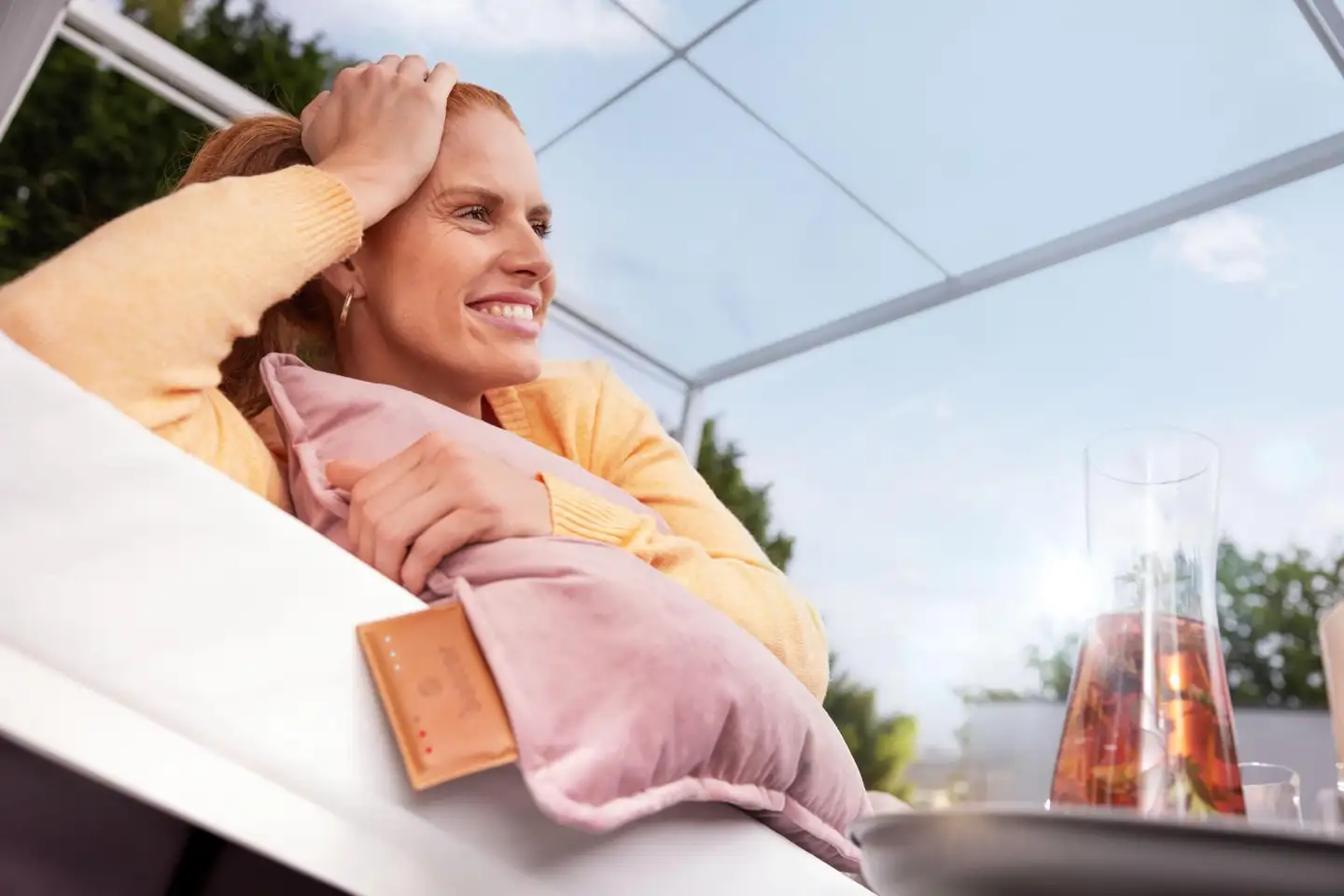 Beurer HK77 Heaty akkukäyttöinen lämpötyyny, ruusu - 10