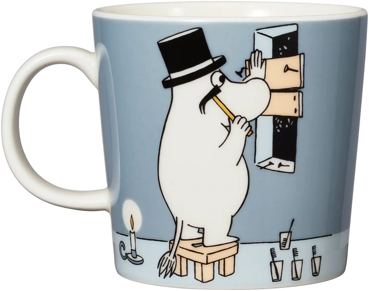 Moomin Arabia Muumi Muki Muumipappa 0,3l harmaa - 2