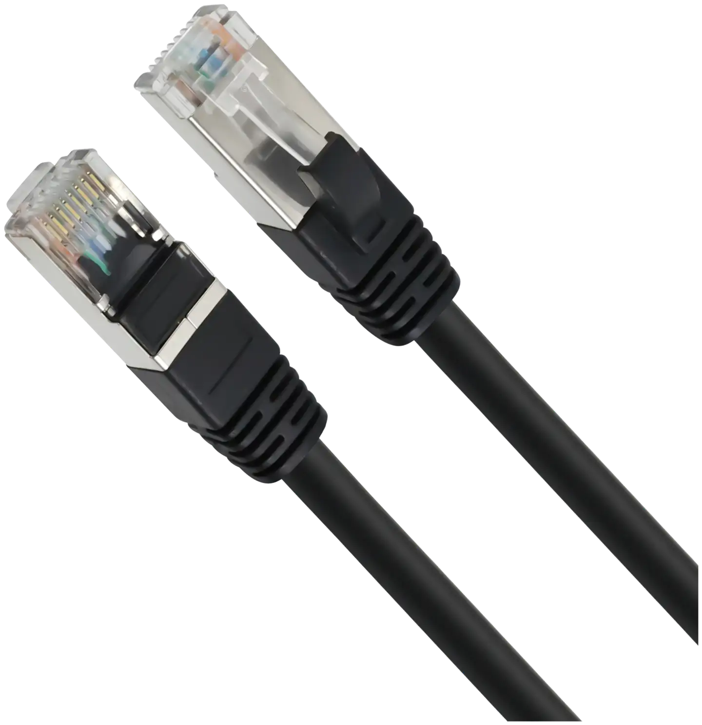 Wave S/FTP CAT6a Ethernet parikaapeli, 5m, Musta - 2