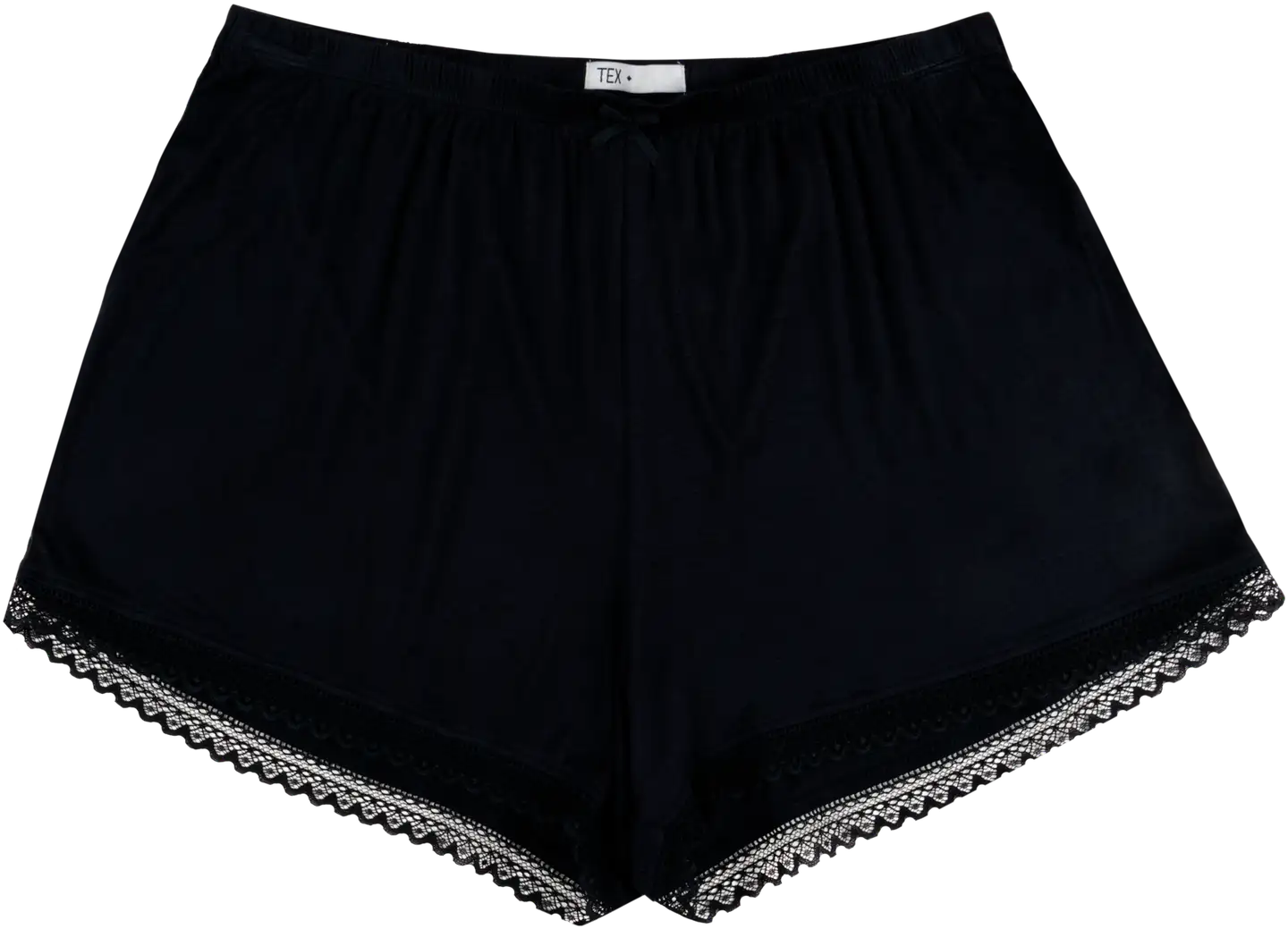 TEX naisten pyjamashortsit I969967 - BLACK 1 - 1