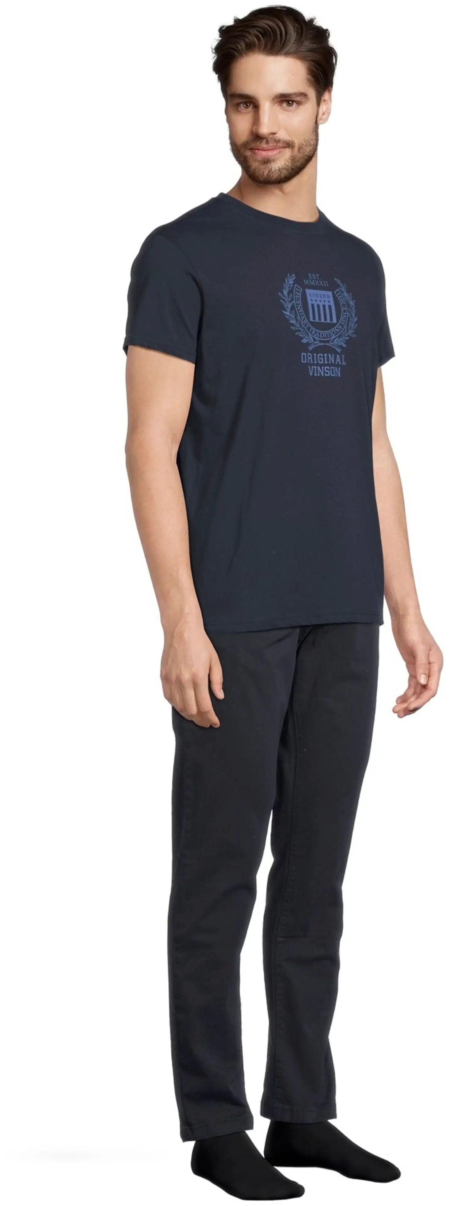 Vinson miesten t-paita Samuel 105558 - Dark Sapphire - 4