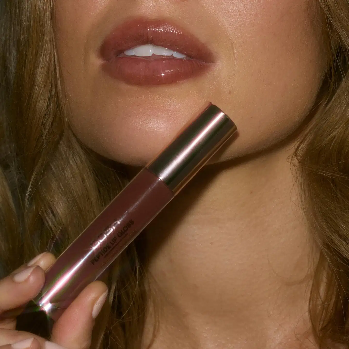 Gosh Peptide Lip Gloss 001 Diamond huulikiilto 7ml - Brownie - 4