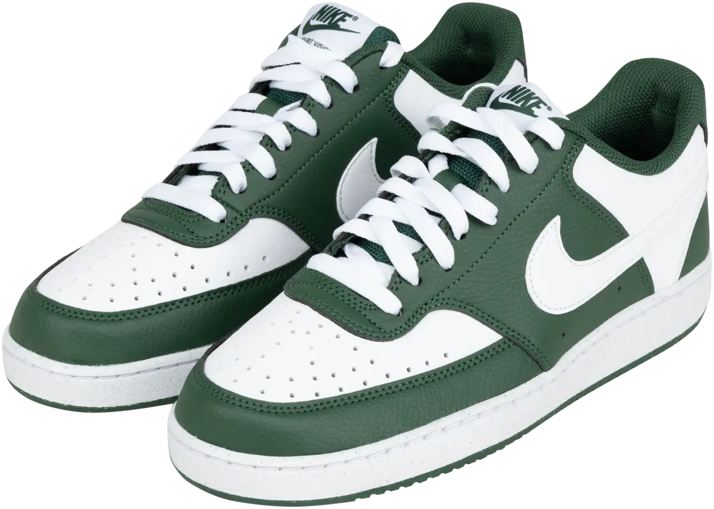 Nike miesten vapaa-ajan jalkineet Court Vision Low White Green - Wht/grn - 1