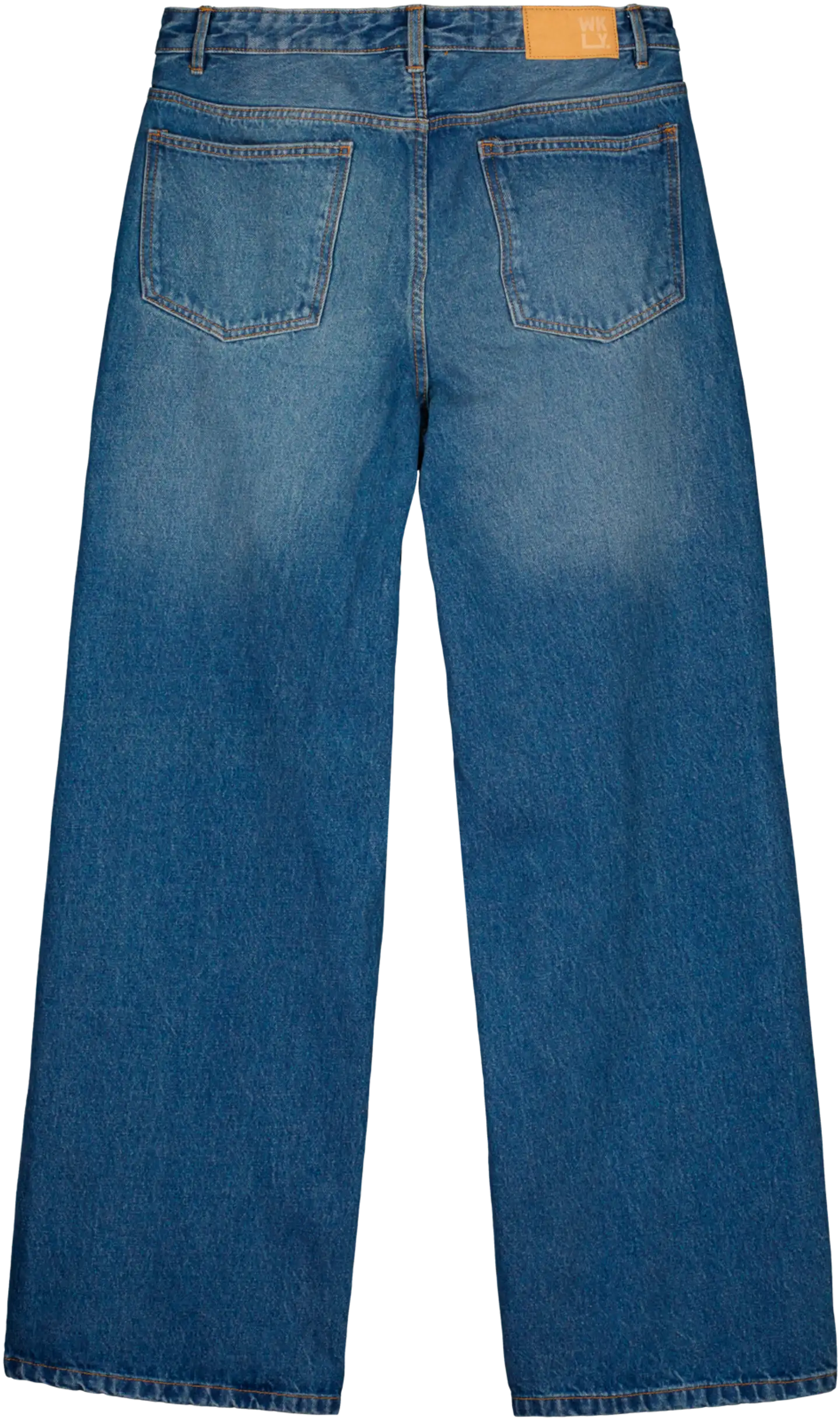 WKLY. naisten wide leg farkut 22W010314 - Indigo m.blue - 2