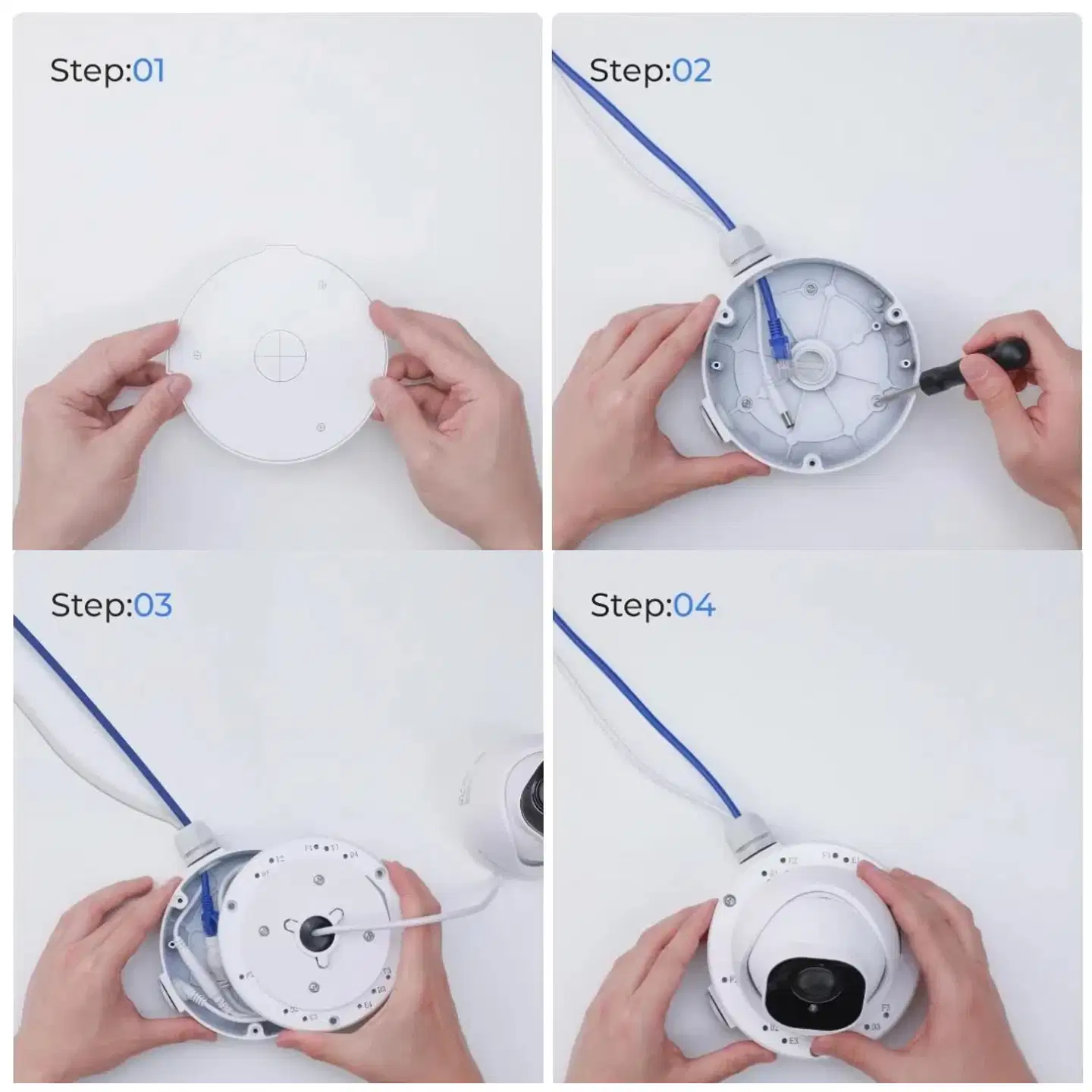 Reolink D20 kytkentärasia valkoinen - 2