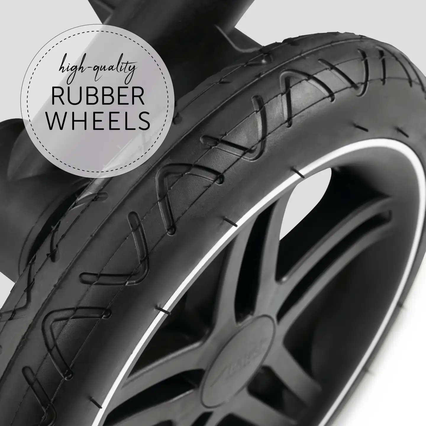 Hauck tuplarattaat Atlantic Twin harmaa - 29