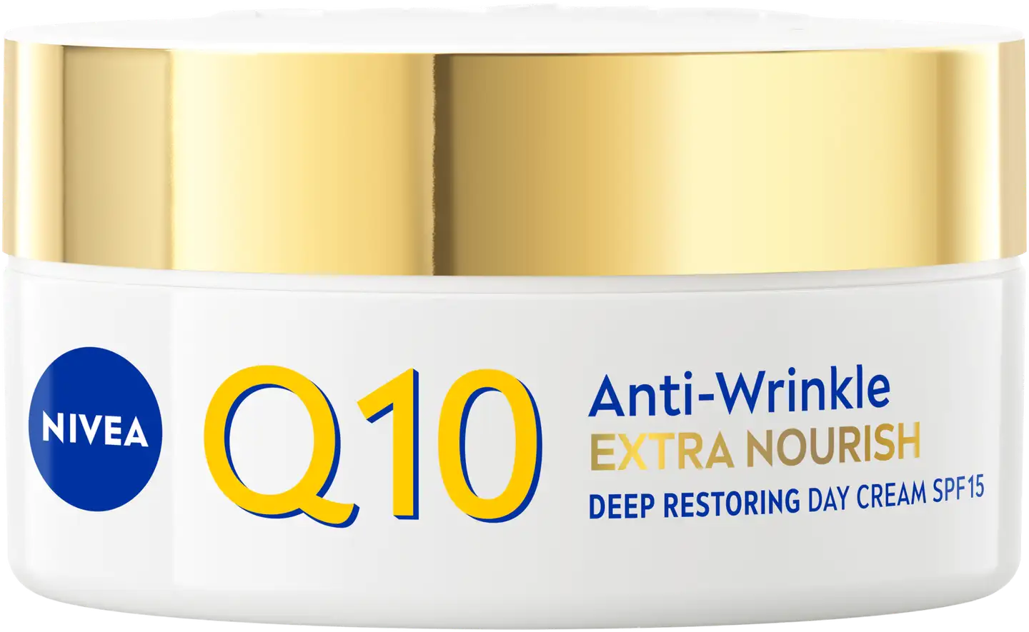 NIVEA 50ml Q10 Anti-Wrinkle Extra Nourish Deep Restoring Day Cream SK 15 -päivävoide - 2