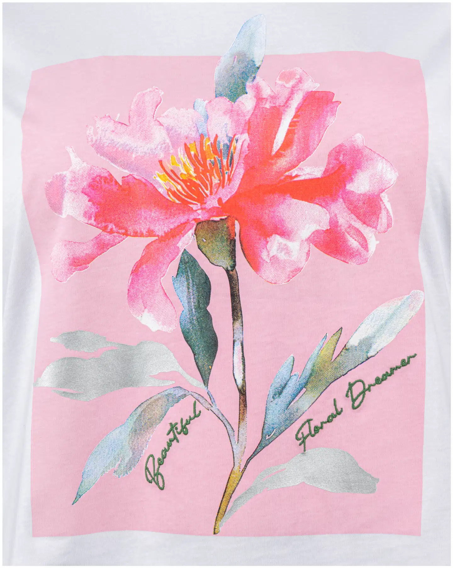 House naisten t-paita 213HP09120, D-mitoitus - flower print - 3