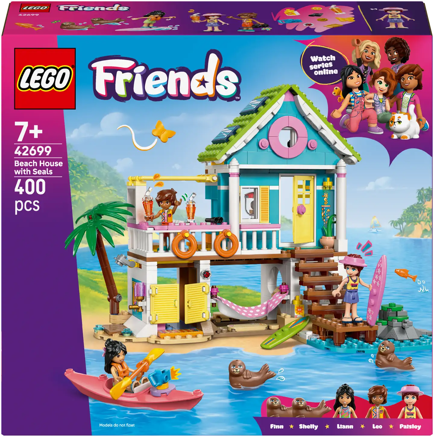 LEGO® Friends 42699 Rantahuvila ja hylkeet - 4