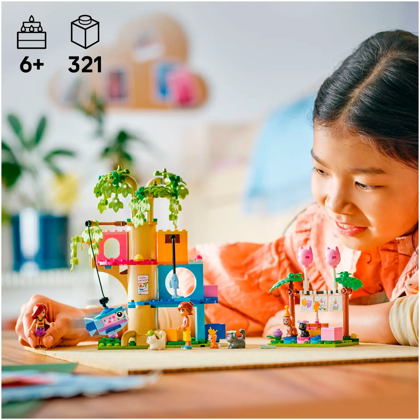 LEGO® Friends 42666 Kissan synttärijuhlat ja puumaja - 9