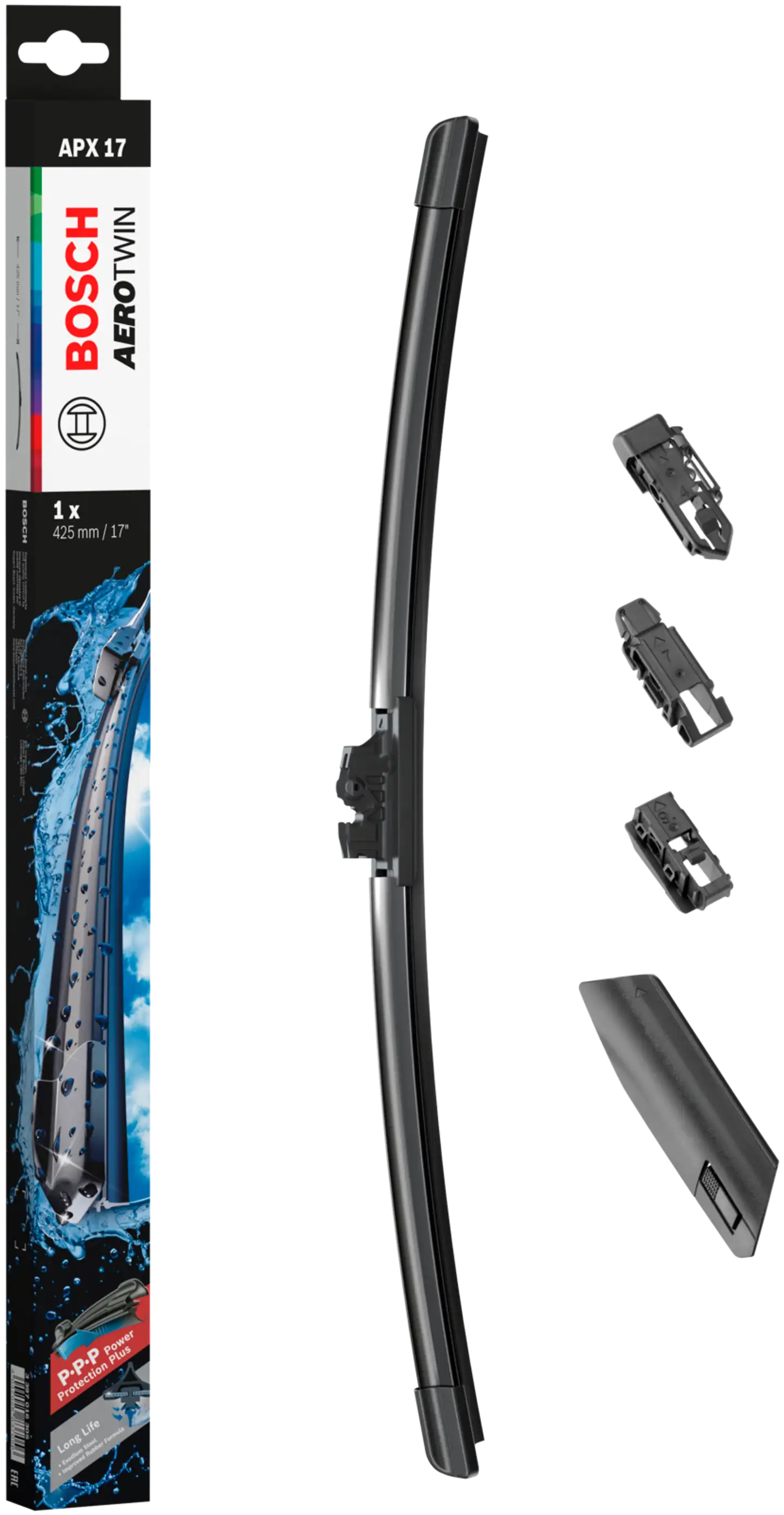 Bosch tuulilasin pyyhkijänsulka Aerotwin Plus APX17 425 mm