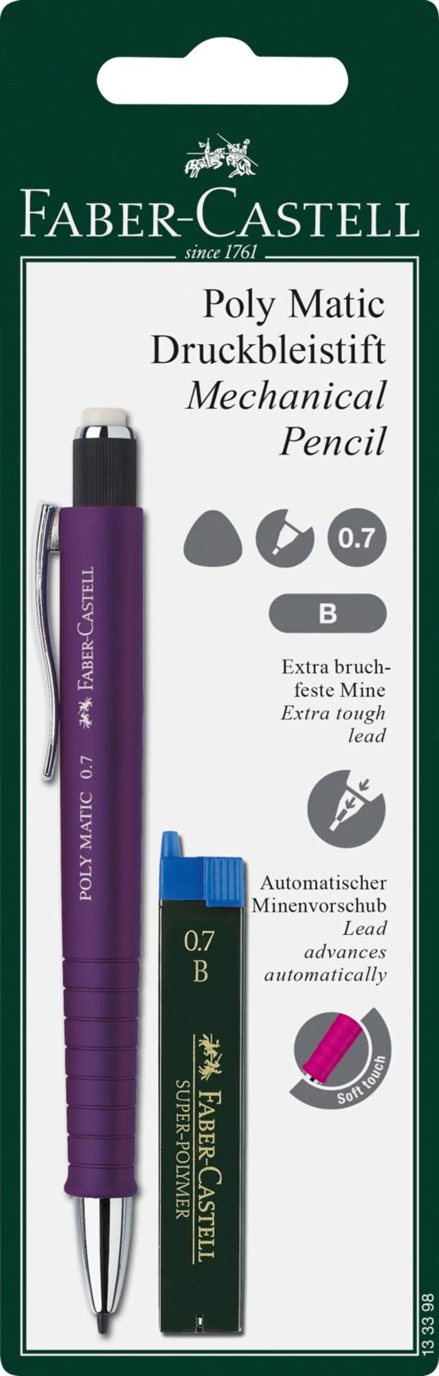 Irtolyijykynä Faber-Castell Poly Matic 0.7 - 3