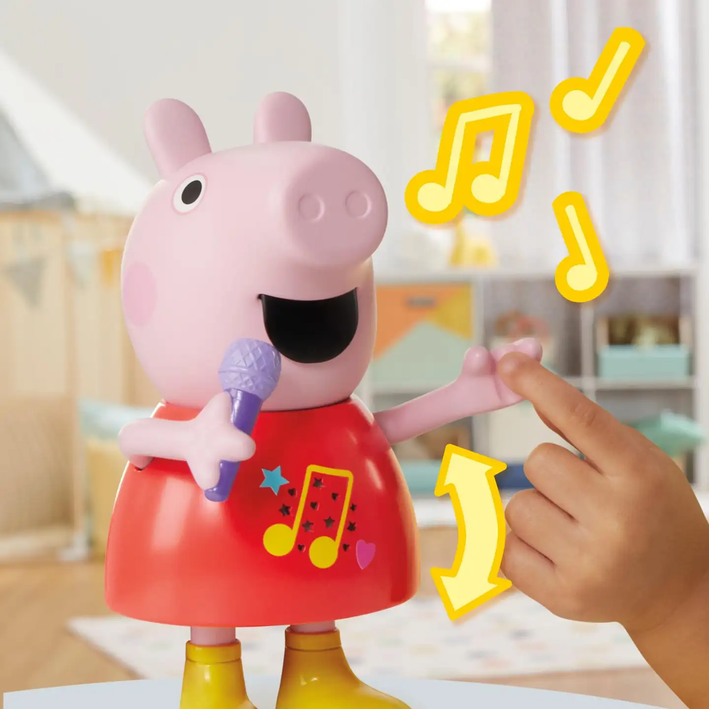 Peppa pig Interaktiivinen nukke Puhuva ja laulava Pipsa - 5