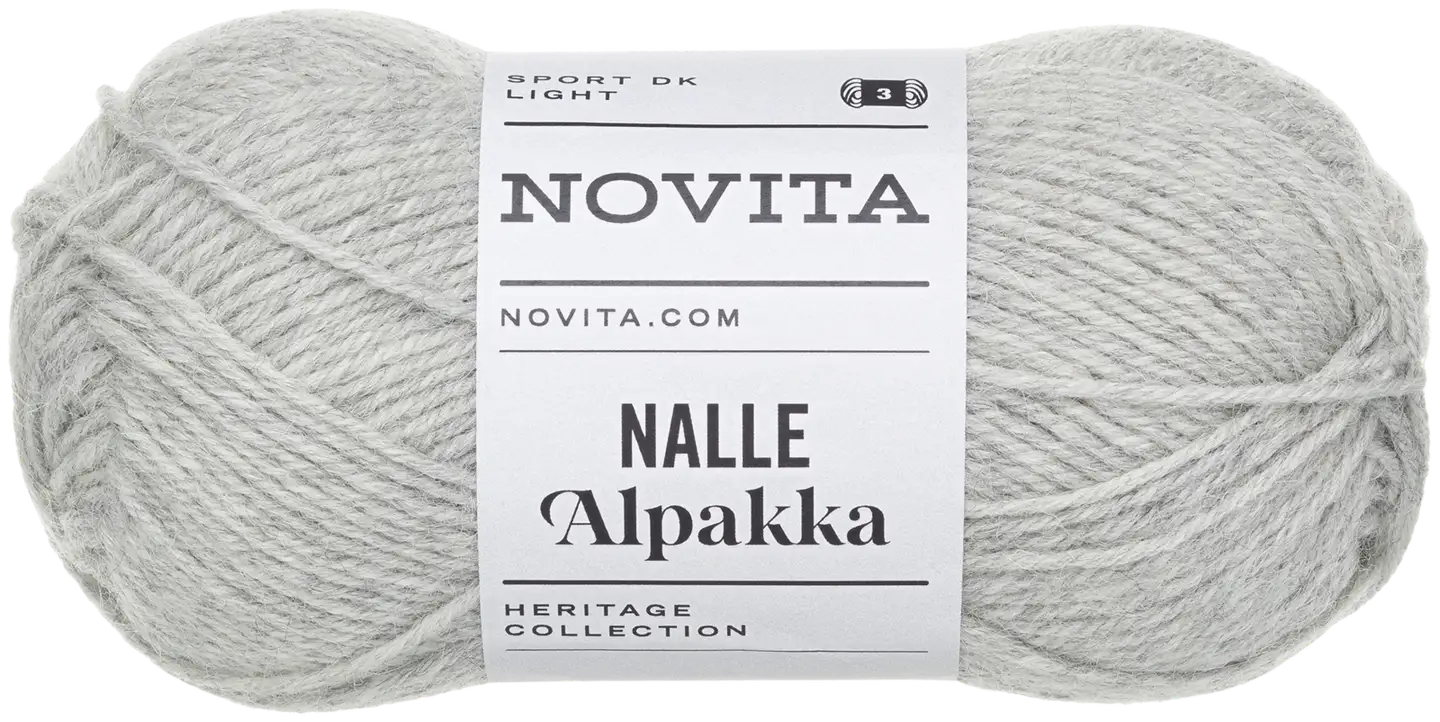 Novita lanka Nalle Alpakka 50g jäkälä 047 - 1