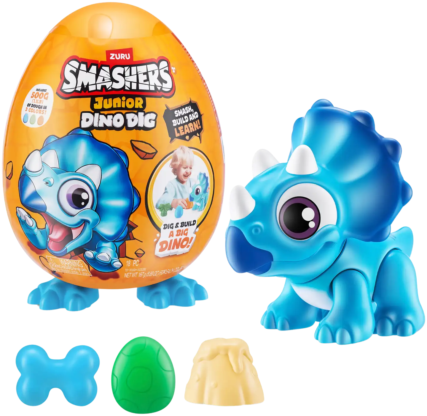 Smashers yllätyslelu Junior Dino Dig Small Egg Series 1 - 3