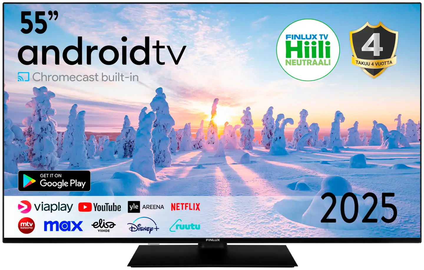 Finlux 55" 4K UHD Android Smart LED TV 55G9.2ACMI - 3