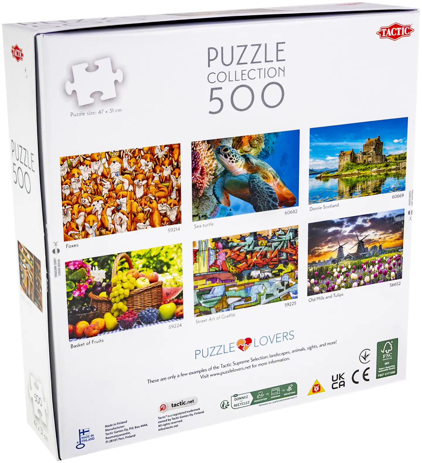 Tactic Palapeli Puzzle Lovers Angler's Archive 500 palaa - 5