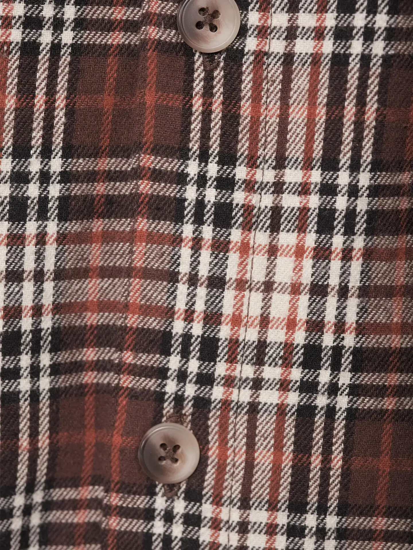 Reino&Aino miesten flanellipyjama - BROWN - 11