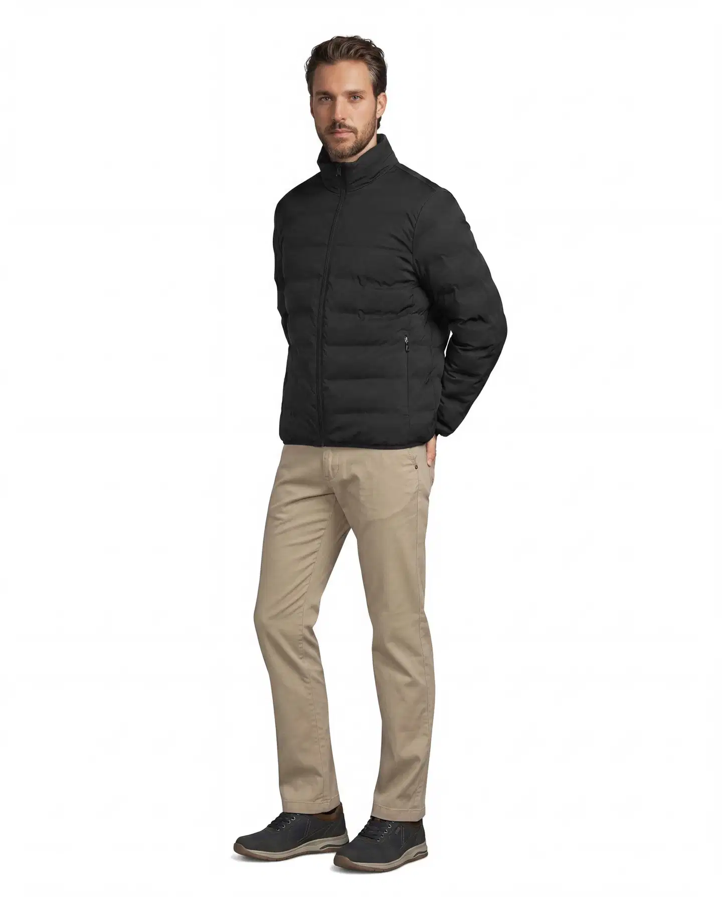London Fog miesten kevytvanutakki 204L352663 - Jet Black - 4