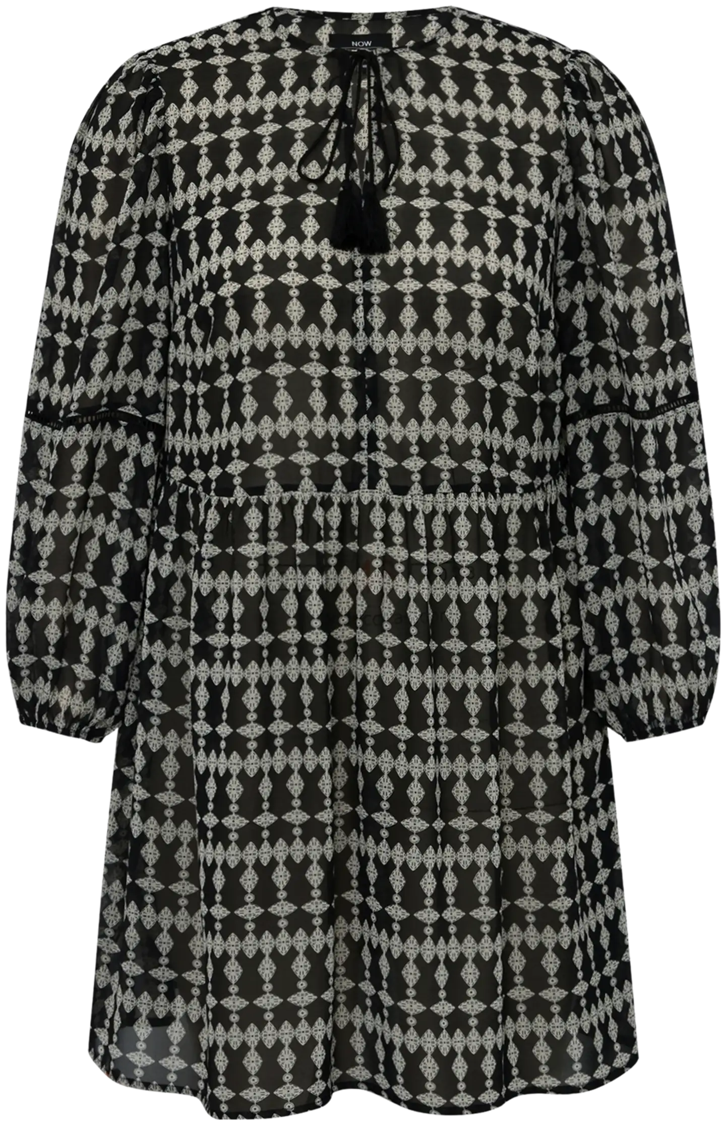 Now Curvy naisten lyhyt tunikamekko 117573, D-mitoitus - Printet - 1