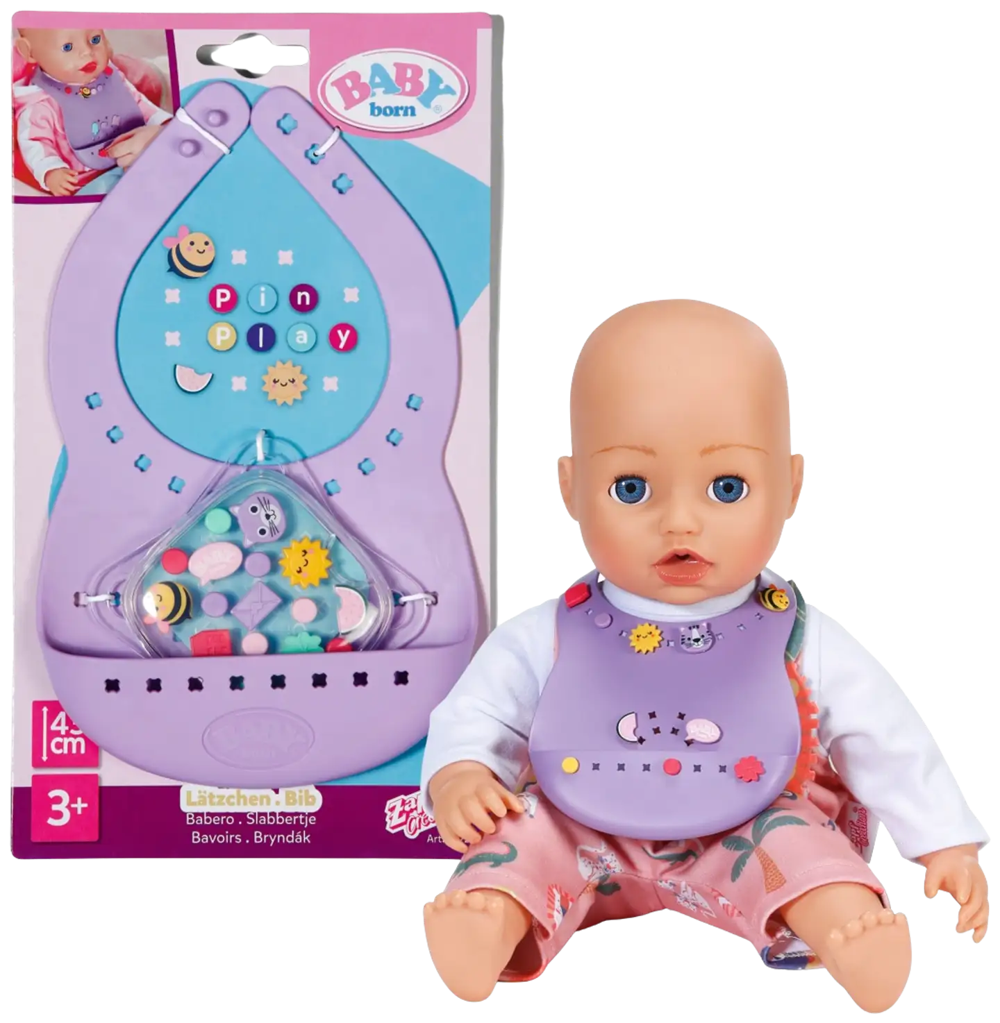 BABY born ruokalappu 43cm - 1