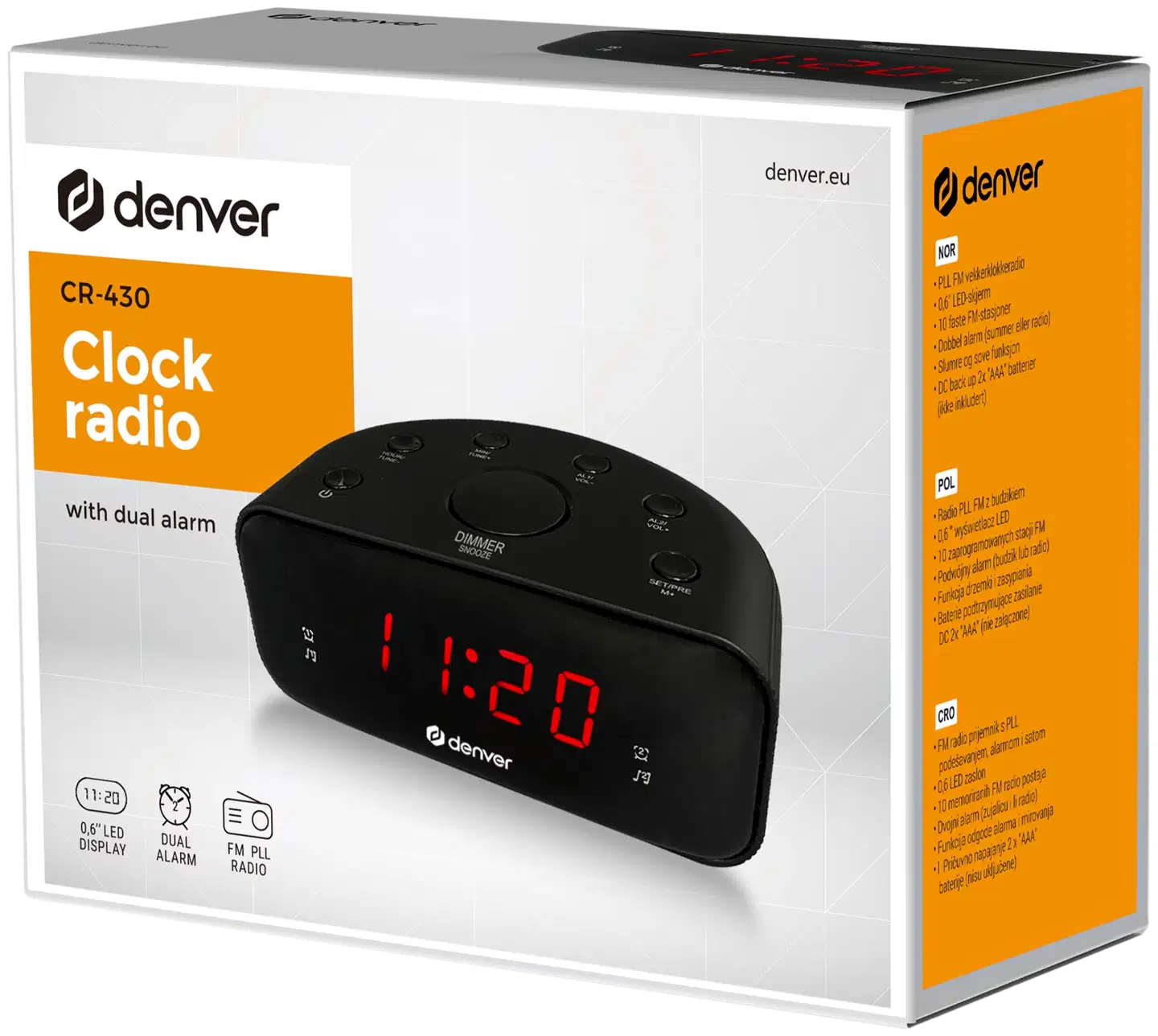 Denver kelloradio CR-430 - 6