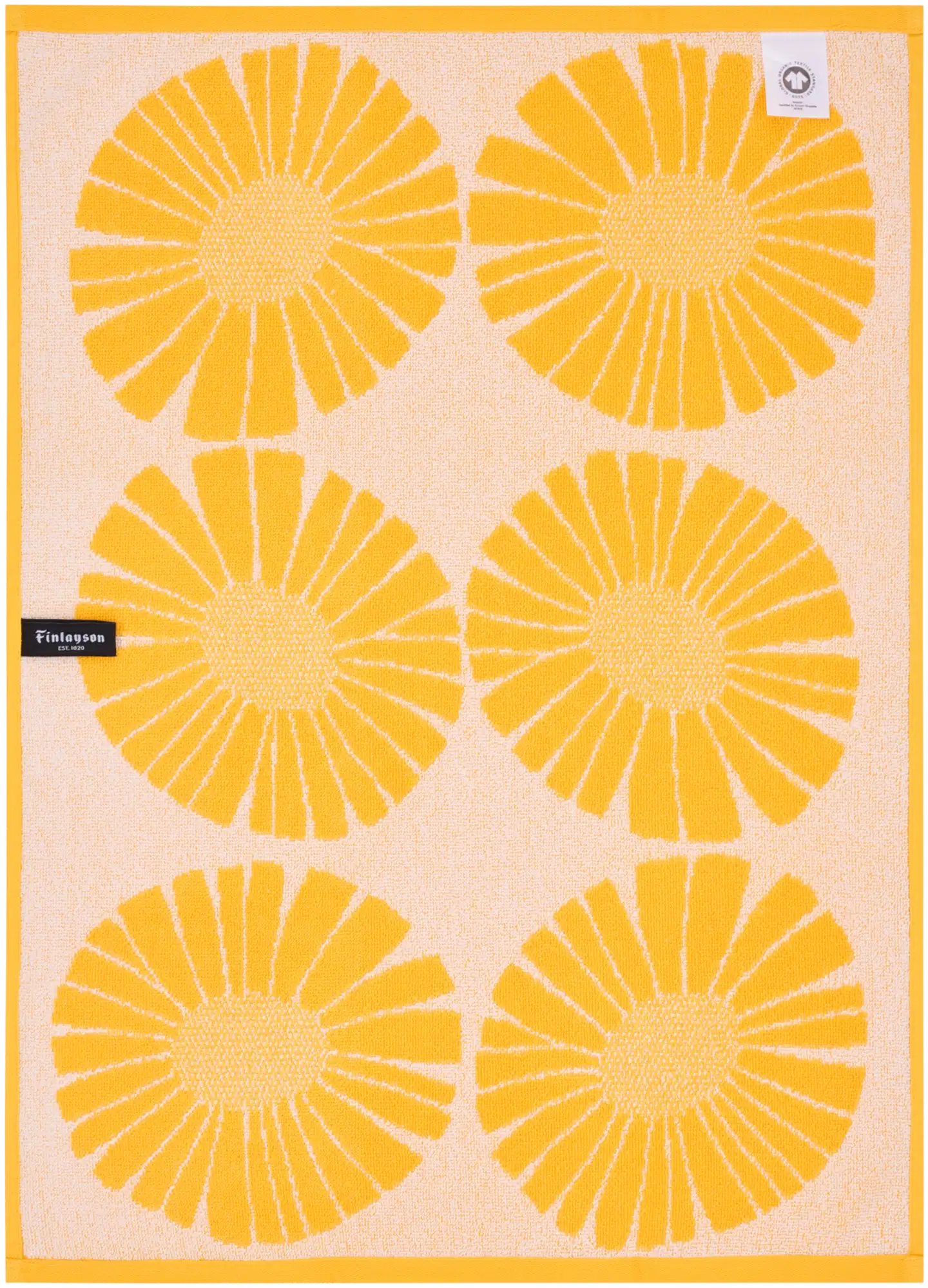 Finlayson käsipyyhe Valo 50x70 keltainen - 3