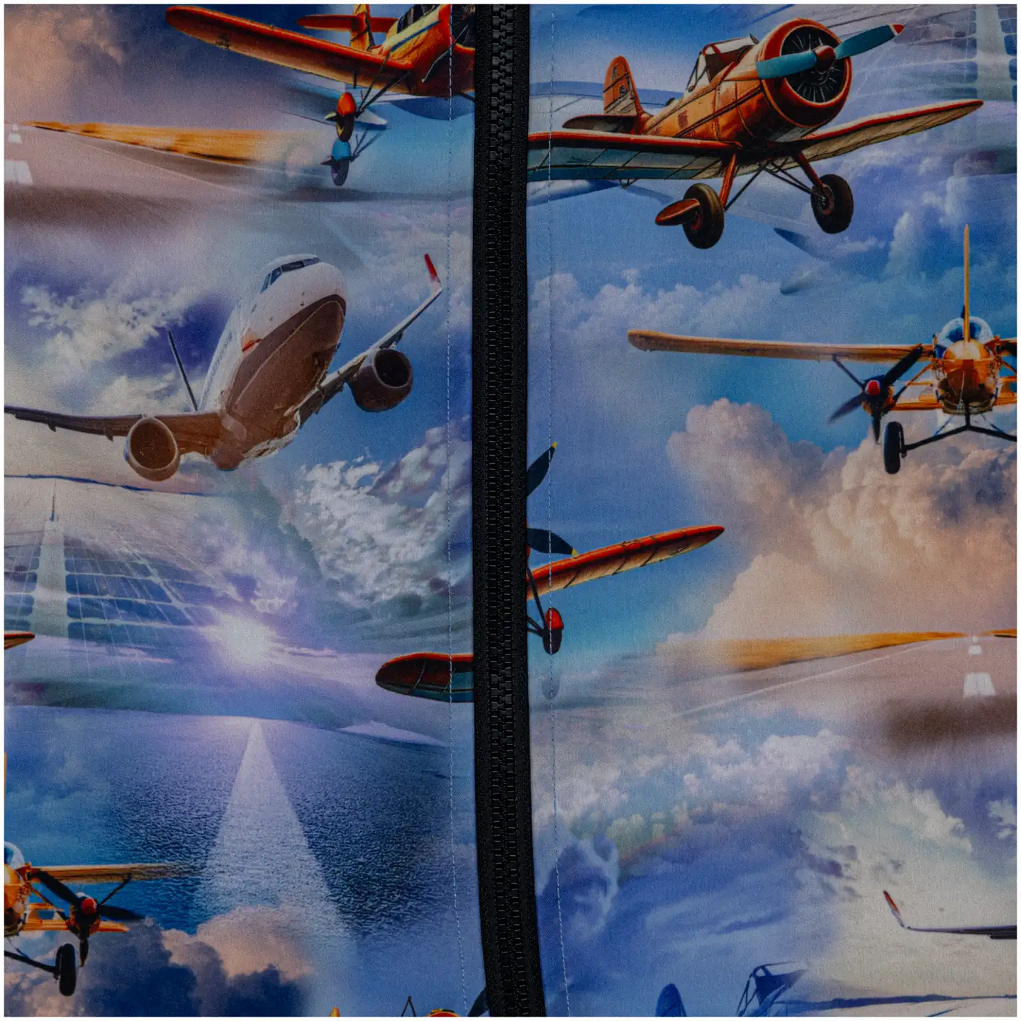 Ciraf lasten vedenpitävä kuosisoftshell-haalari 252C07261D - BLUE AOP - 2