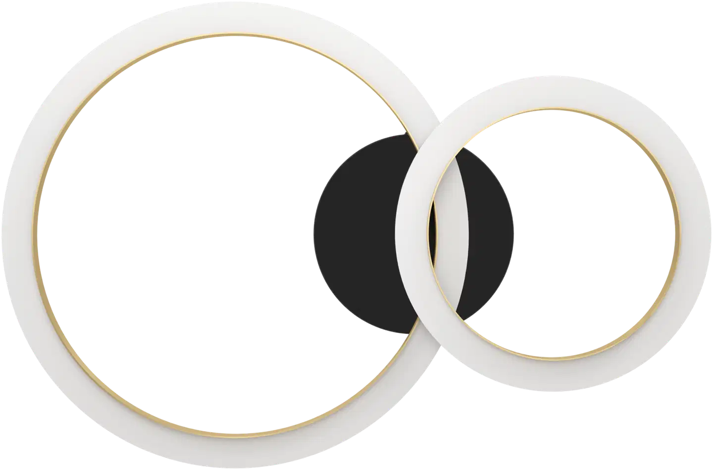 EGLO kattovalaisin Calliera LED 12W 42x30 cm musta/messinki - 2