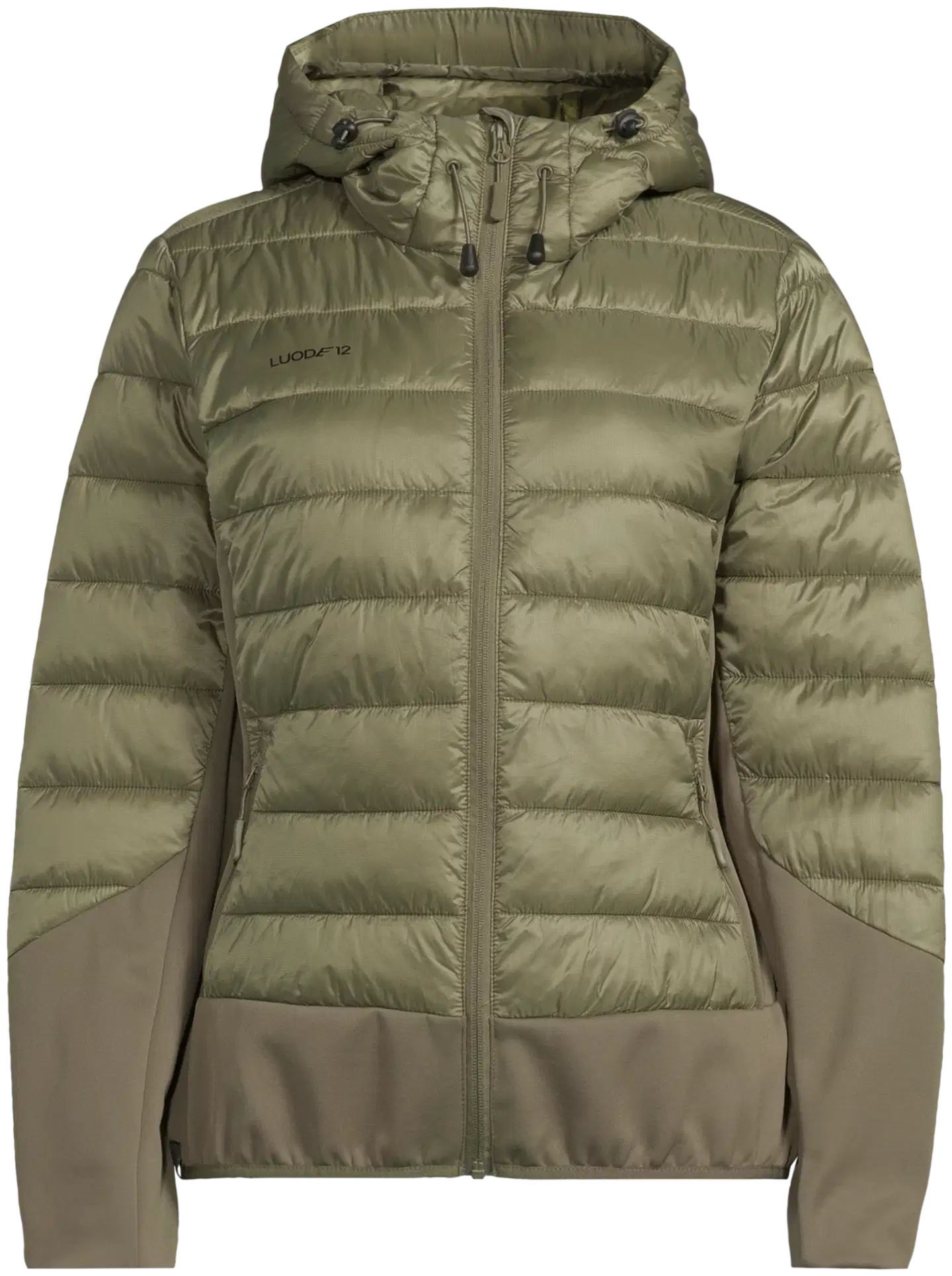 Luode12 naisten hybriditakki 223L332676 - Burnt olive - 2