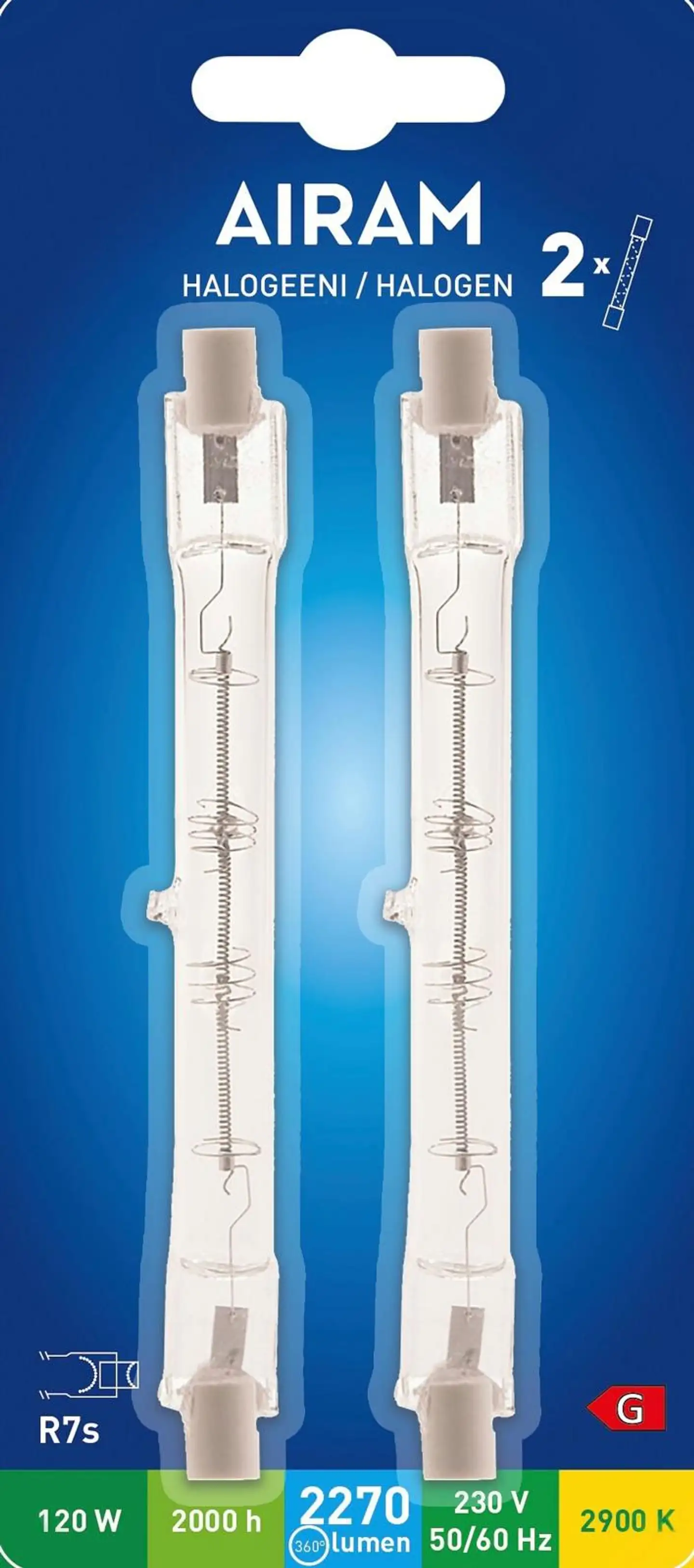 Airam Halo ES J118 120W R7S 2bl - 2