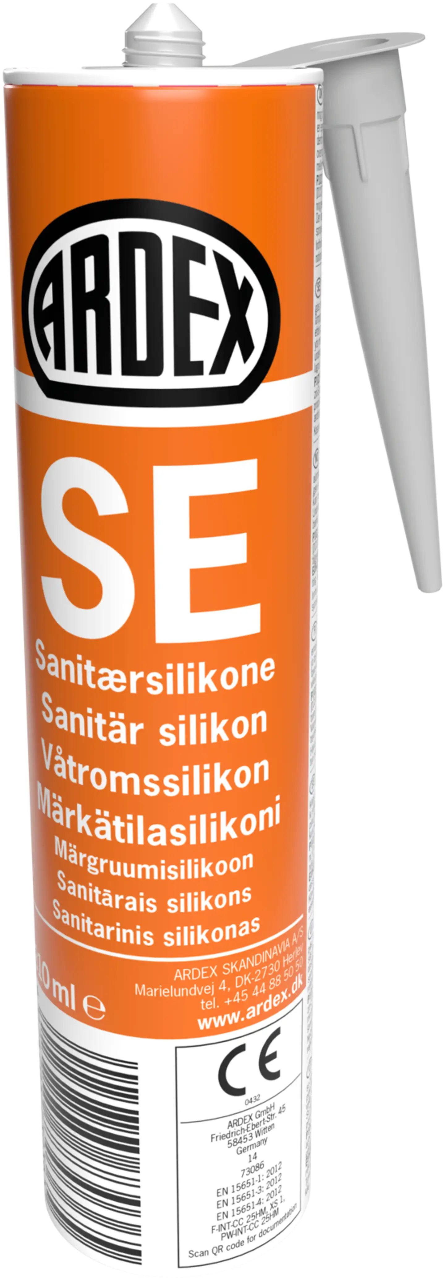 Ardex silikoni SE 310ML puhdas valkoinen