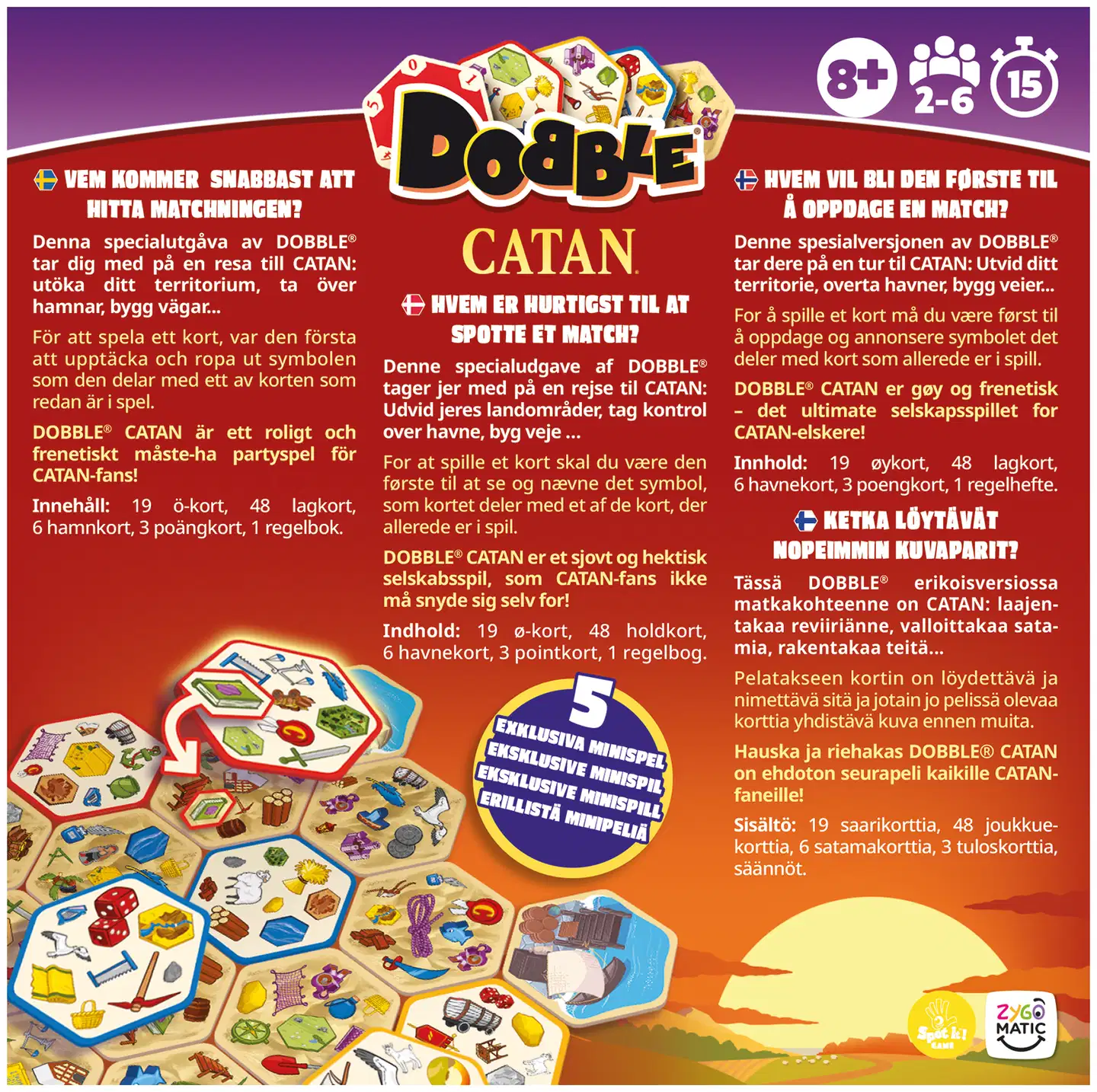 Dobble Catan Nordic -lautapeli - 4