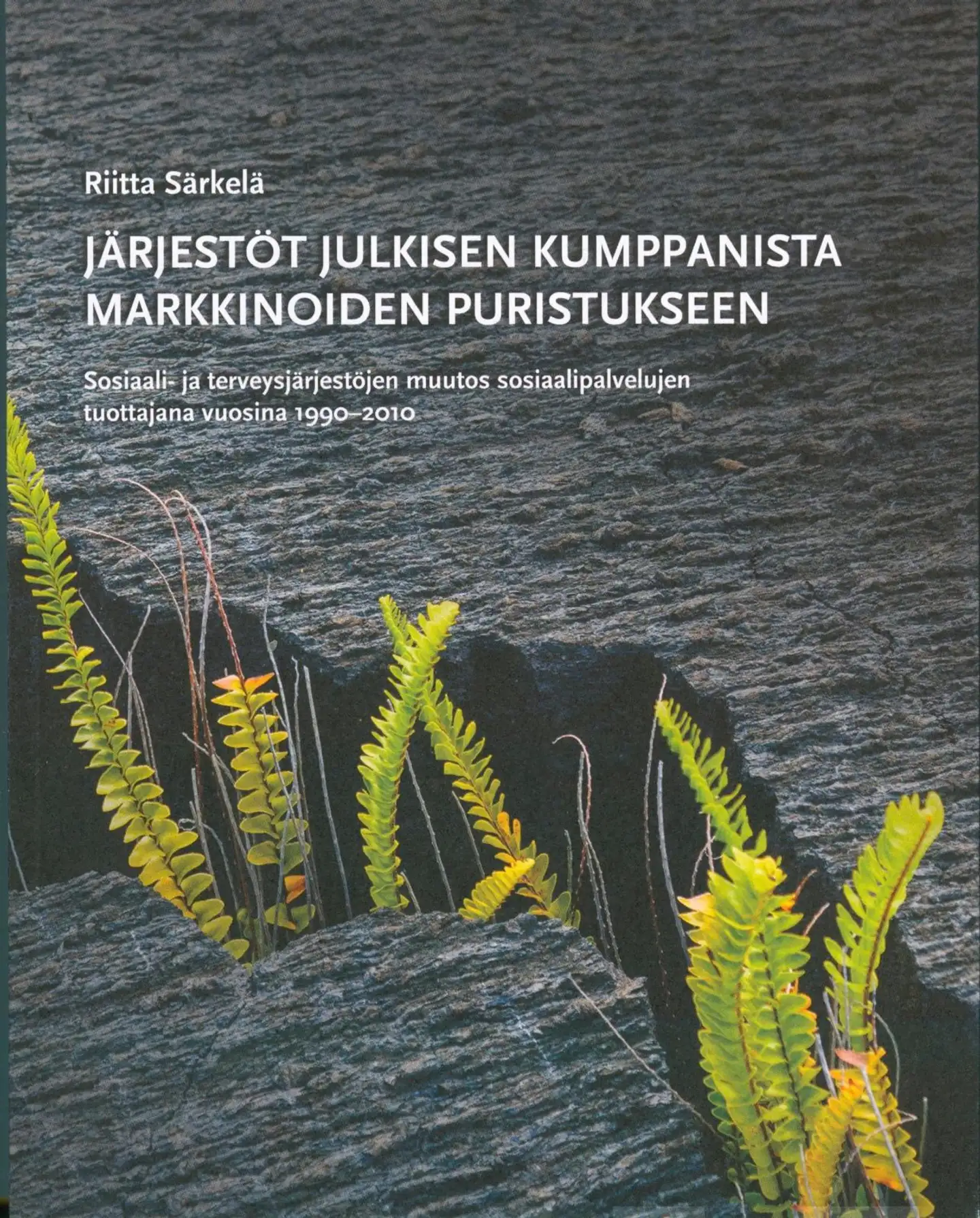 Särkelä, Järjestöt julkisen kumppanista markkinoiden puristukseen - sosiaali- ja terveysjärjestöjen muutos Sosiaalipalvelujen tuottajana vuosina 1990-2010