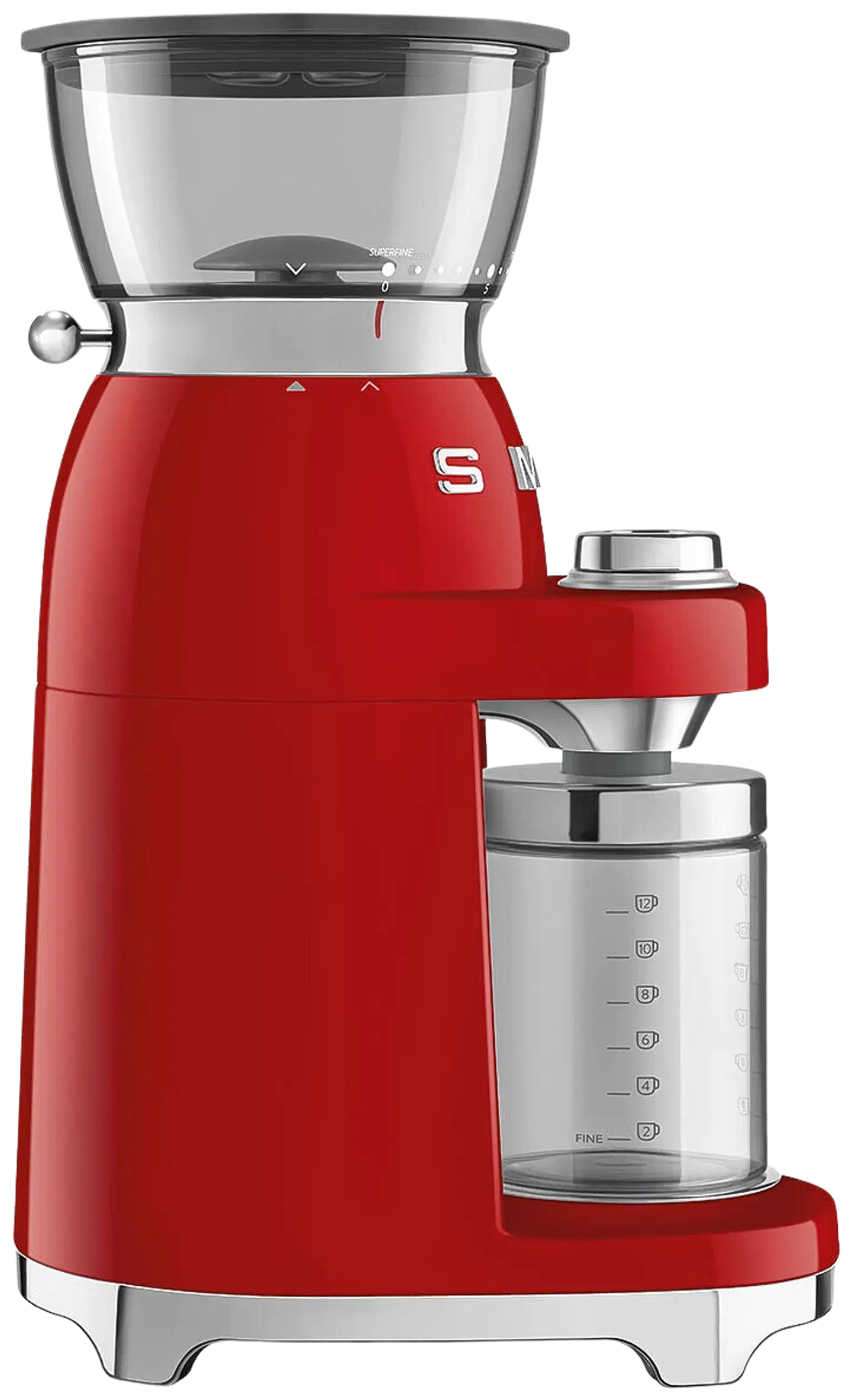 Smeg kahvimylly CGF03RDEU punainen - 3